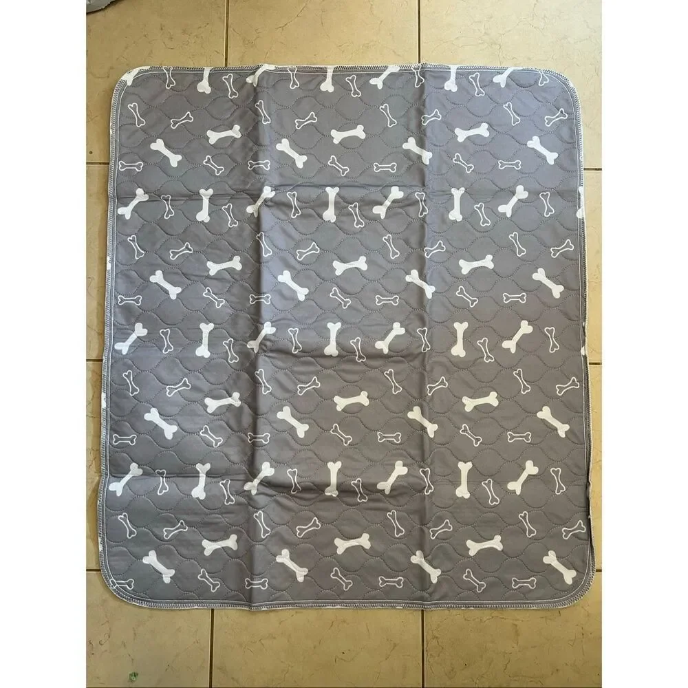 New! Reusable XL Puppy Pad 3 Pack Washable Dog Mats with Pet Laundry Sheets